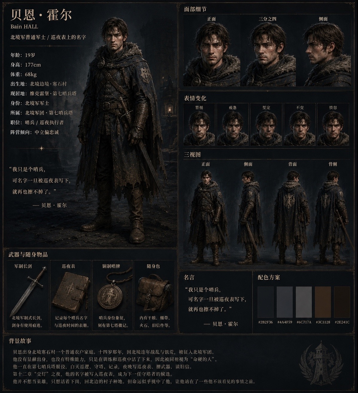 贝恩·霍尔人物照